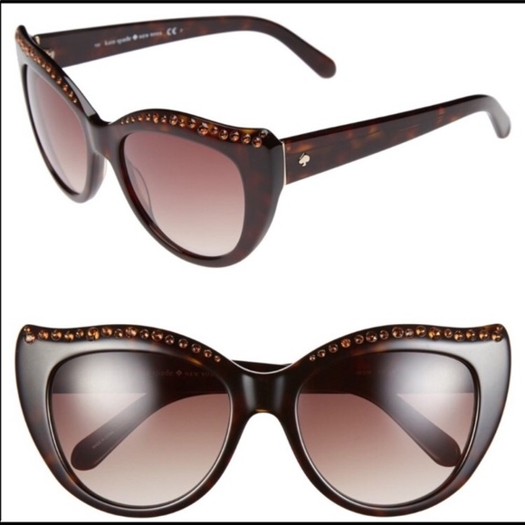 Kate Spade tortoise shell cat eye sunglasses